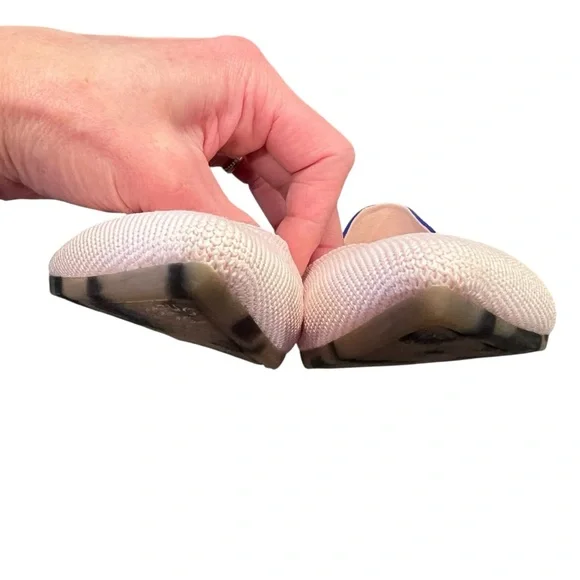 ROTHY’s The Point Ballet Flat Blush Light Pink Women’s Size 8 | Tortoise Shell - Picture 8 of 9